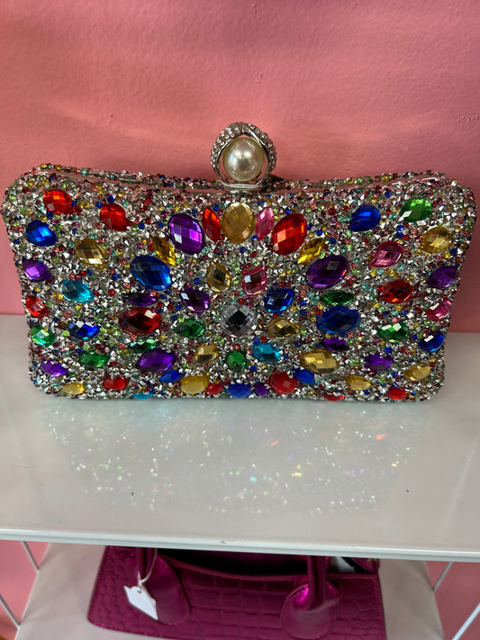 Bedazzled hand bag