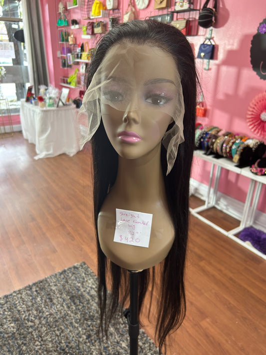 32 inch straight lace front wig