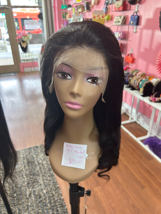 32 inch body wave lace frontal wig